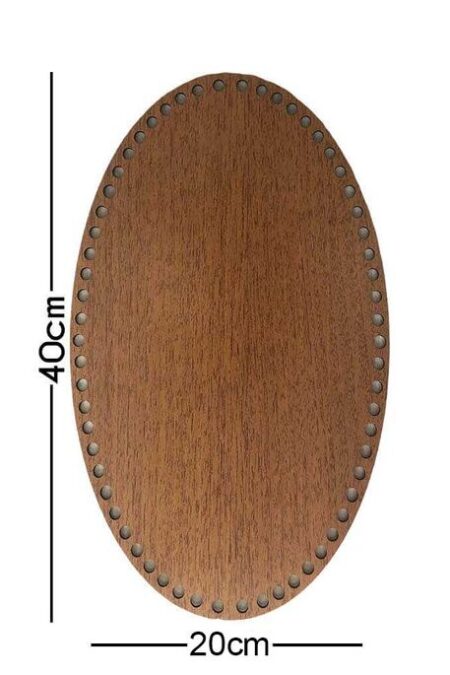 AHŞAP TABAN OVAL 40X20
