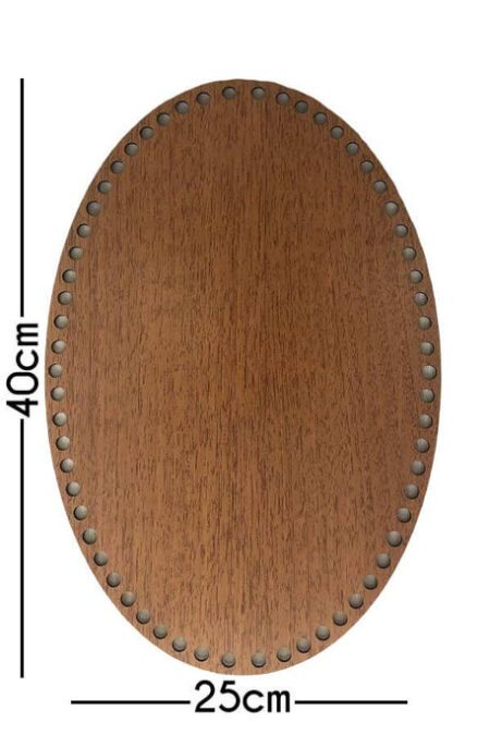AHŞAP TABAN OVAL 40X25
