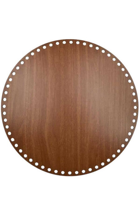 AHŞAP TABAN YUVARLAK 40X40