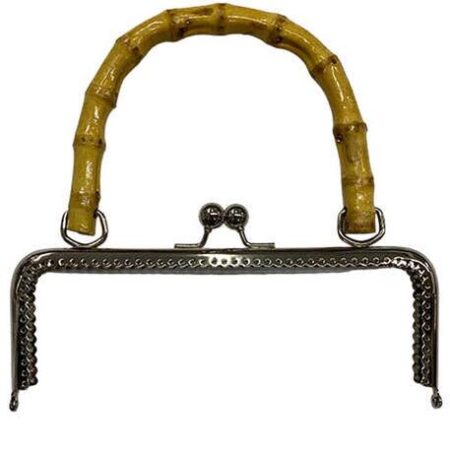 BAMBU SAPLI METAL BURS 20.5 CM GÜMÜŞ