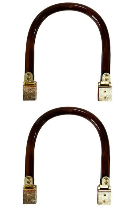 ÇANTA SAPI AKRİLİK METAL KLİPSLİ 12 CM KAHVERENGİ