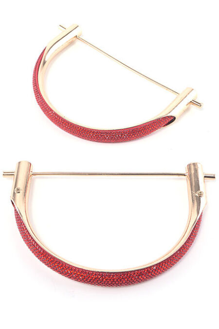 ÇANTA SAPI METAL TAŞLI KIRMIZI