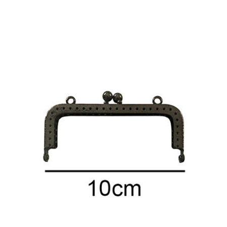 ÇANTA VE CÜZDAN KLİPSİ 10 CM KARE ANTRASİT