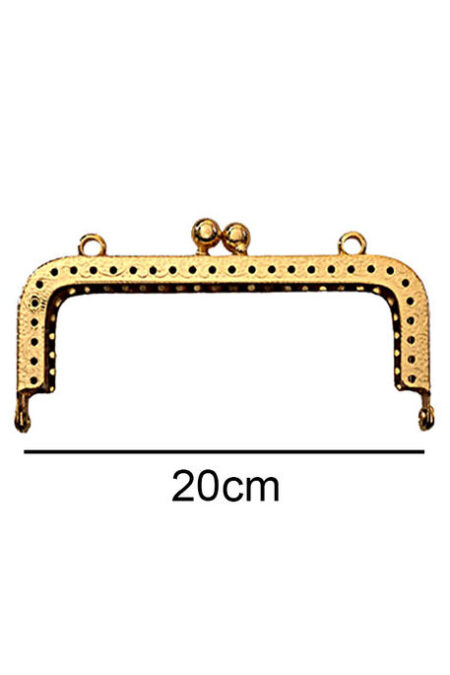 ÇANTA VE CÜZDAN KLİPSİ 20 CM KARE ALTIN