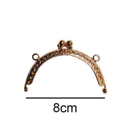 ÇANTA VE CÜZDAN KLİPSİ 8 CM OVAL ALTIN