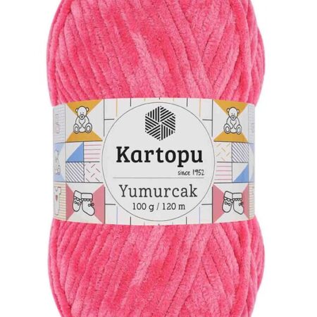 Kartopu Yumurcak El Örgü İpi Koyu Pembe K798