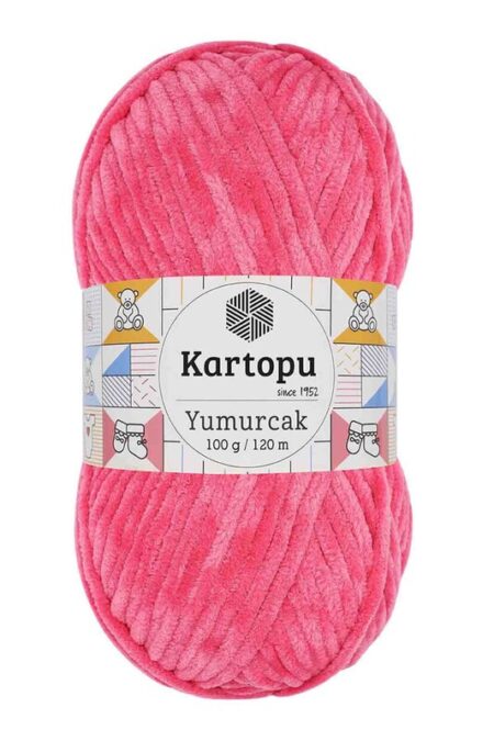 Kartopu Yumurcak El Örgü İpi Koyu Pembe K798