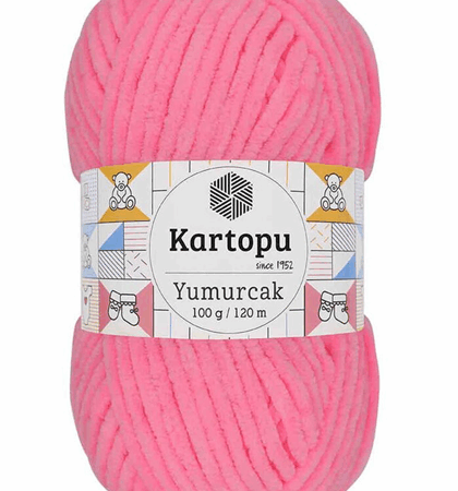 Kartopu Yumurcak El Örgü İpi Şeker Pembe K773