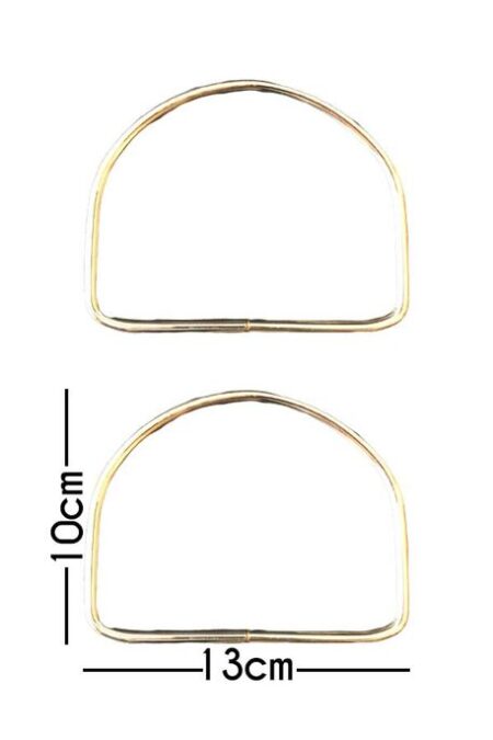 METAL ÇANTA SAPI GOLD D 13 X 10 CM 5MM