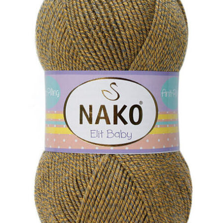 NAKO ELİT BABY 21354 Sarı - Gri Muline