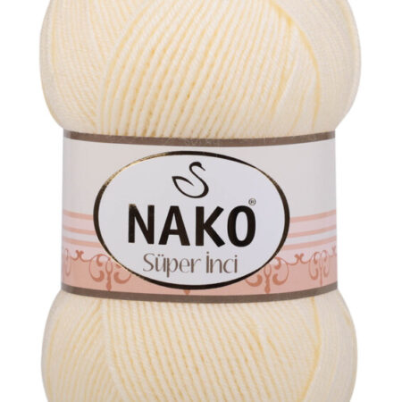Nako Süper İnci El Örgü İpi | Krem 256