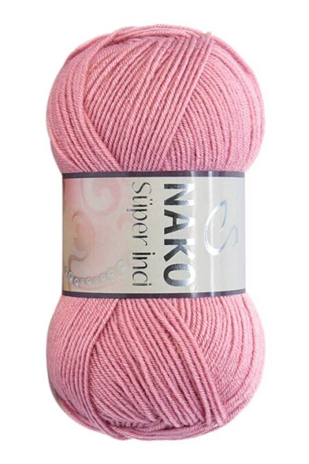 Nako Süper İnci El Örgü İpi | Gül Kurusu 275