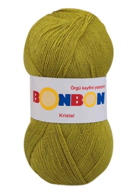 Bonbon Kristal El Örgü İpi | Yeşil 98229