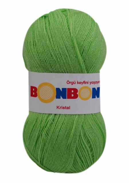 Bonbon Kristal El Örgü İpi | Yeşil 98401