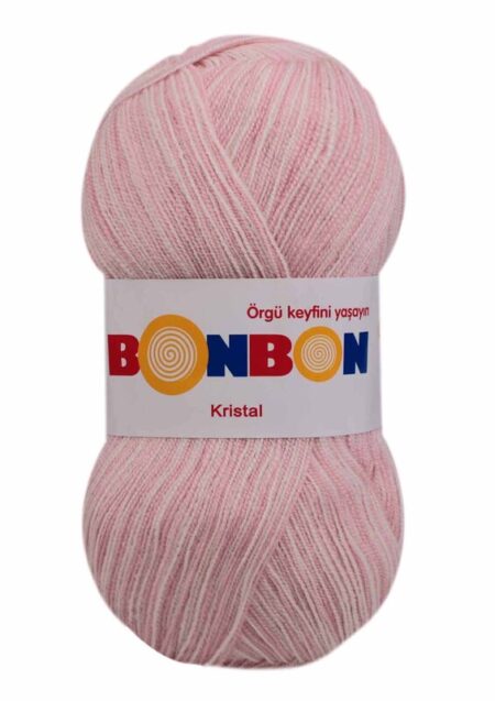Bonbon Kristal El Örgü İpi | Pembe Due 99421