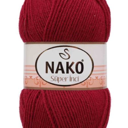 Nako Süper İnci El Örgü İpi | Vişne Çürüğü 3630