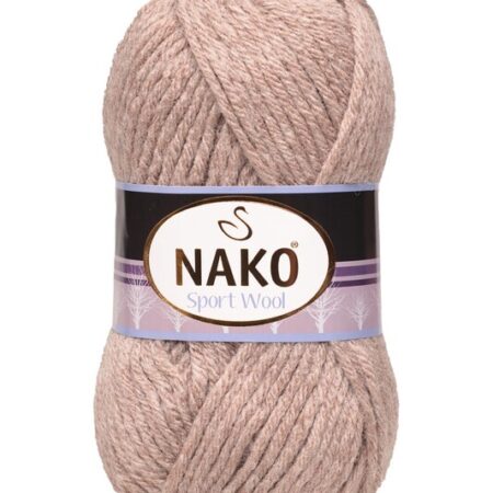 Nako Sport Wool El Örgü İpi Bej 23294