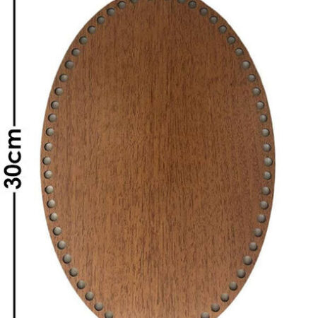 AHŞAP TABAN OVAL 30X25