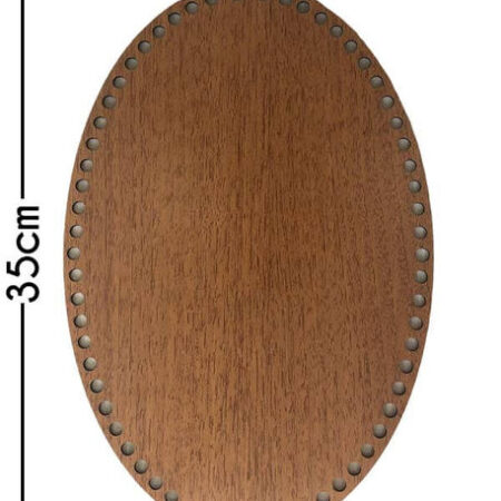 AHŞAP TABAN OVAL 35X25