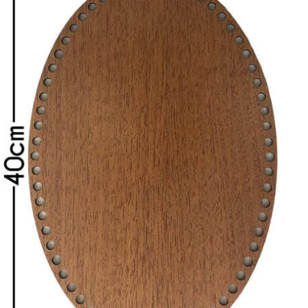 AHŞAP TABAN OVAL 40X25