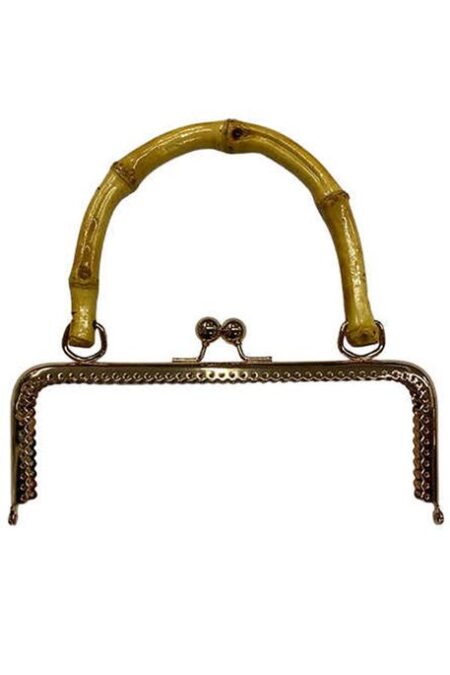 BAMBU SAPLI METAL BURS 20.5 CM ALTIN