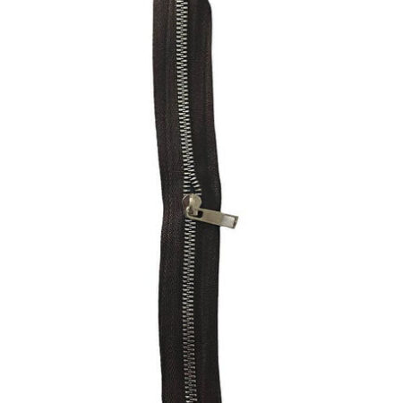 ÇANTA FERMUARI DİP KAPALI KAHVE 30 CM GÜMÜŞ DİŞ