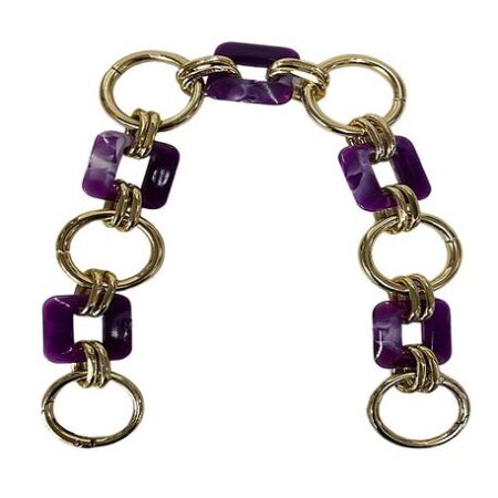 ÇANTA SAPI AKRİLİK METAL HALKALI MOR