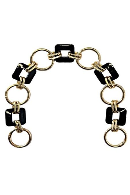 ÇANTA SAPI AKRİLİK METAL HALKALI SİYAH