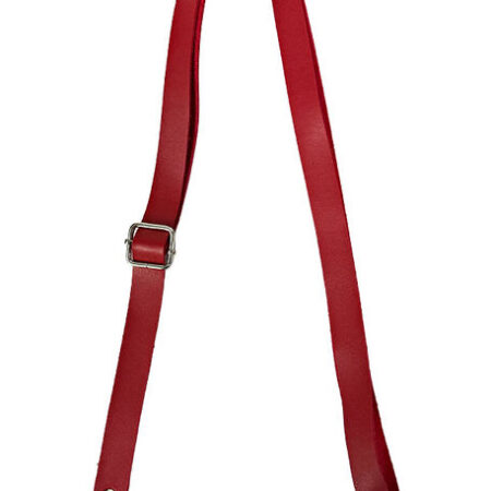 ÇANTA SAPI AYARLI DERİ 2 CM KIRMIZI