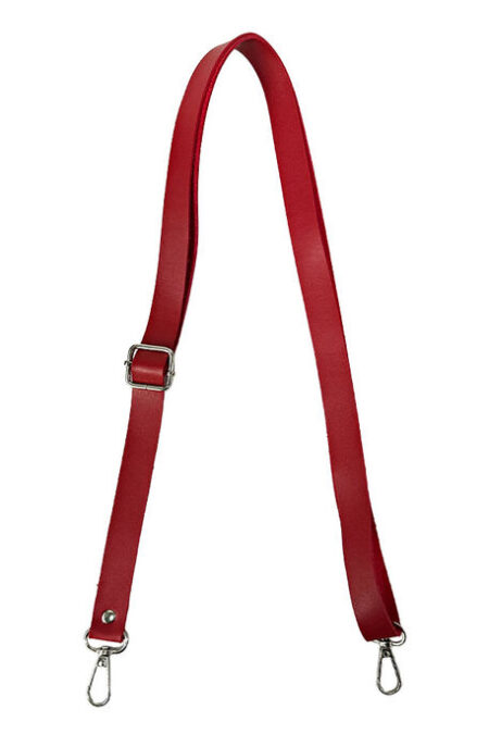 ÇANTA SAPI AYARLI DERİ 2 CM KIRMIZI