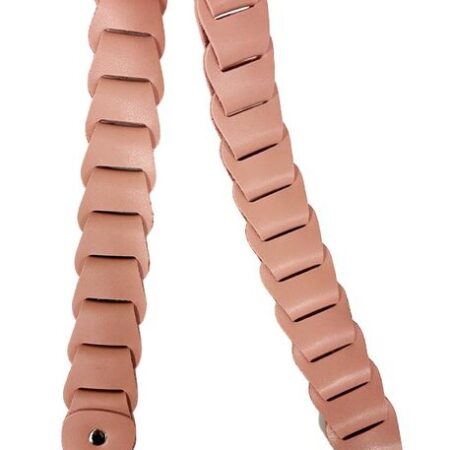 ÇANTA SAPI DERİ ÖRGÜLÜ 4004 PUDRA