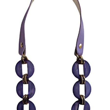 ÇANTA SAPI DERİLİ AKRİLİK LİLA