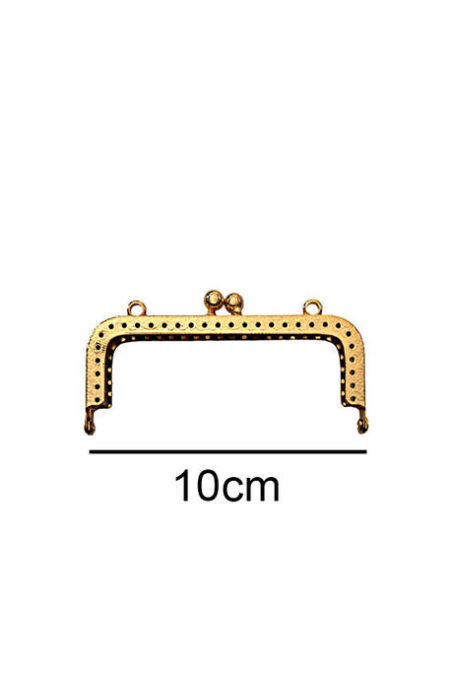 ÇANTA VE CÜZDAN KLİPSİ 10 CM KARE ALTIN