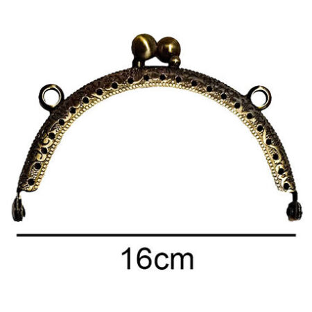 ÇANTA VE CÜZDAN KLİPSİ 16 CM OVAL ANTİK