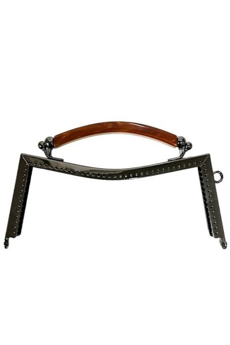 METAL ÇANTA SAPI AKRİLİK TUTMALI ALT-78 (27 CM) ANTRASİT