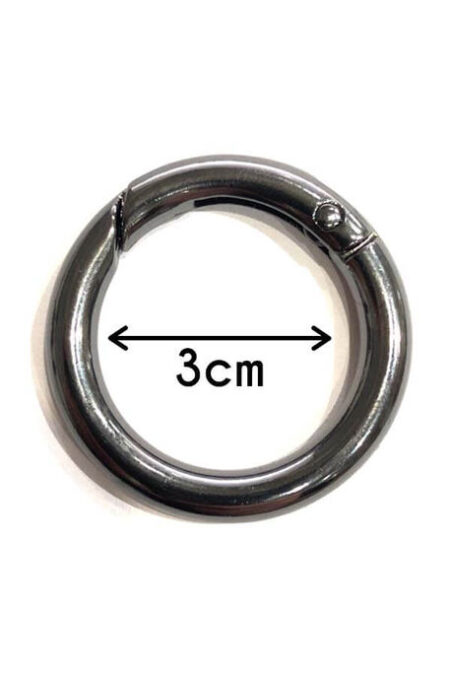 YAYLI ÇANTA HALKASI ANTRASİT 3cm